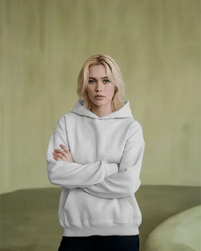 Comfortable Casual Hoodie Mockup For Womens Fashion And Streetwear Apparel Brands Online