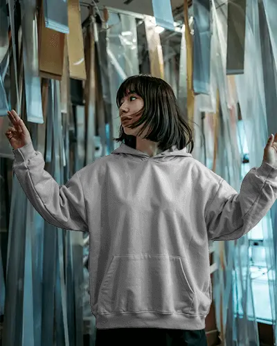 Soft Cozy Fleece Lined Hoodie Mockup Perfect For All Season Wear Style