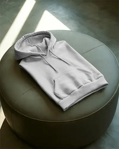 Casual Hoodie Mockup With Soft Fabric And Relaxed Fit Ideal For Urban Outfits And Designs