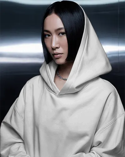 Urban Streetwear Oversized Hoodie Fashionable Minimalist Hooded Sweatshirt For Adults