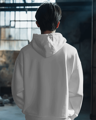 Industrial Setting Hoodie Mockup Back View