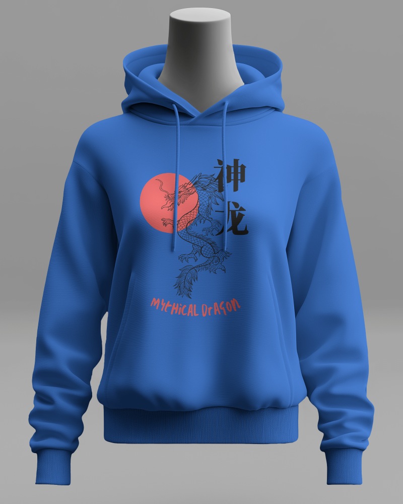 Expressive Hoodie Mockup With Fashion Forward Look