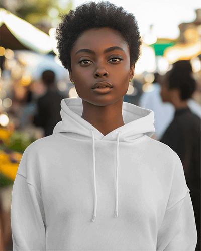 Chic Hoodie Mockup In Studio Setting