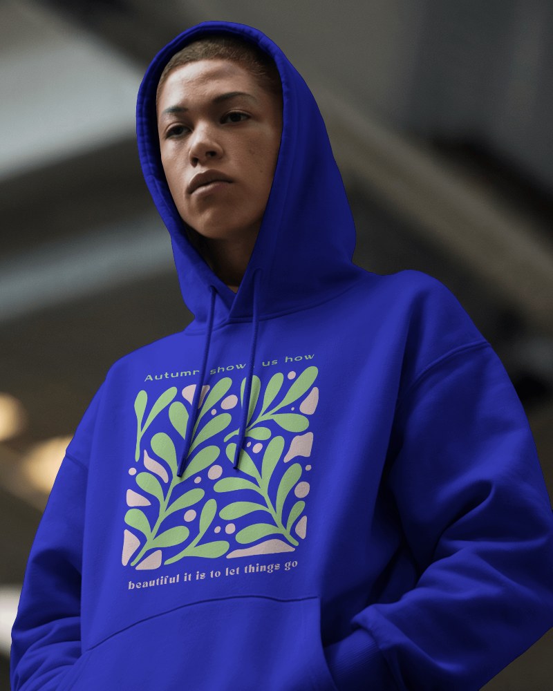 Athletic Hoodie Mockup Closeup In Modern Environment