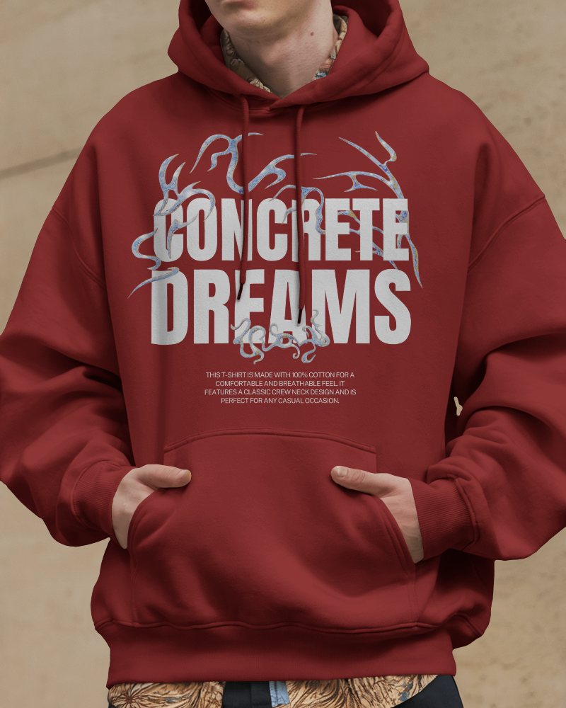 Cool Hoodie Mockup On A Shirt