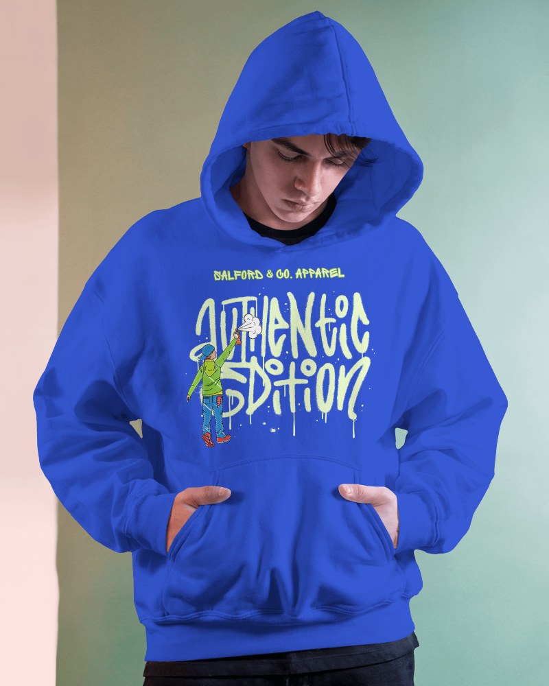 Hood Up Hoodie Mockup With Neutral Lighting