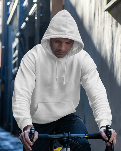 Mysterious Tunnel Lighting Hoodie Mockup With Deep Contrast And Shadowed Hood