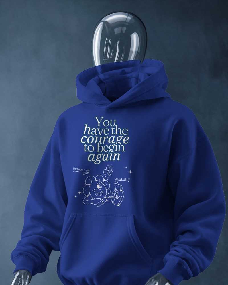 Glossy Hoodie Mockup On Clear Mannequin With Dim Lighting