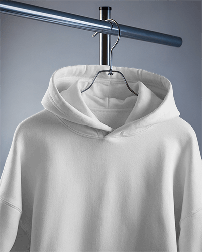 Hoodie Mockup On Hanger With Neutral Background Clean And Minimal Display