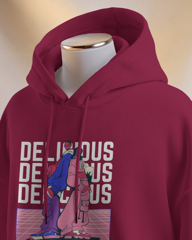 Hoodie Mockup On Chrome Mannequin With Warm Lighting Stylish And Modern Look