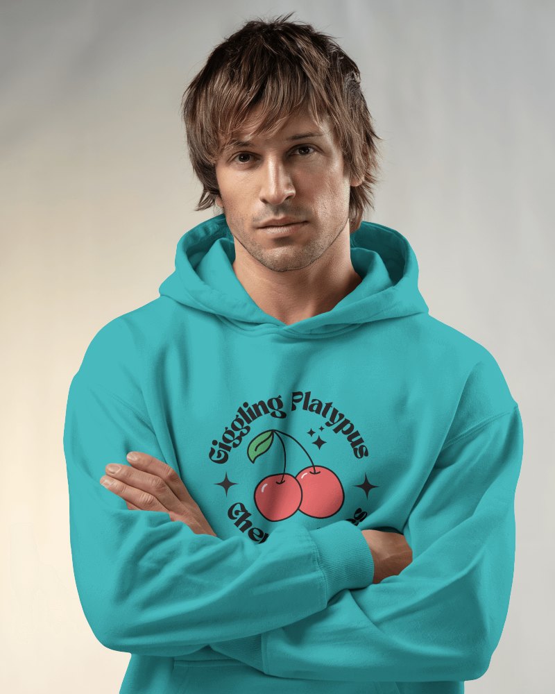Casual Hoodie Mockup Male Model With Natural Hair And Neutral Expression