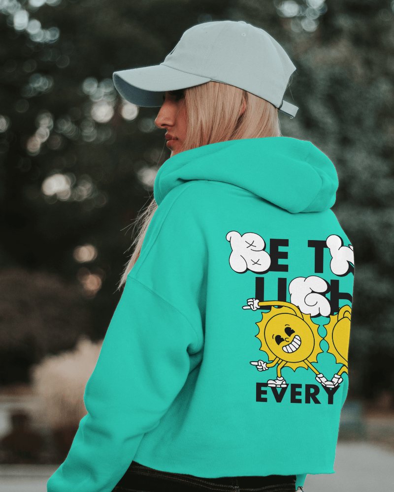 Back View Of Hoodie Mockup Of A Woman