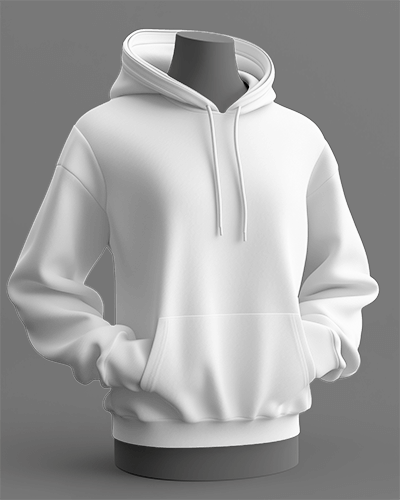 Elevated Hoodie Mockup On Mannequin Against Gray Background For Modern Look