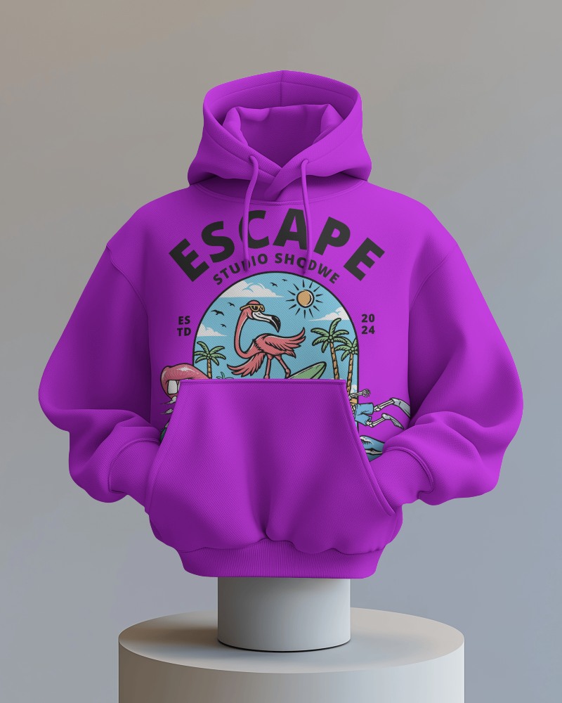 Minimalist Stand Hoodie Mockup On Mannequin In Neutral Lighting