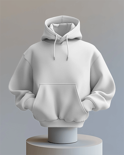 Minimalist Stand Hoodie Mockup On Mannequin In Neutral Lighting