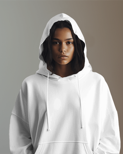 Hoodie Mockup Of An African Model