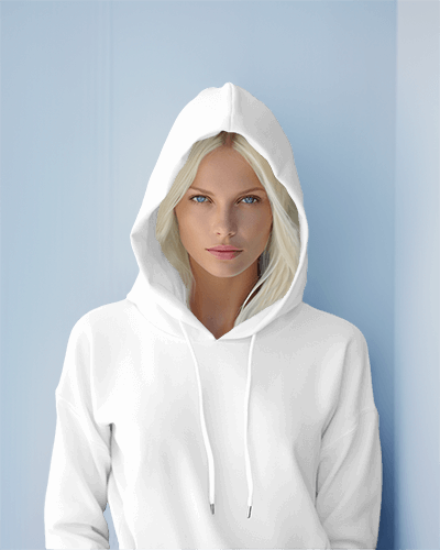 Free Ai Women Hoodie Mockup