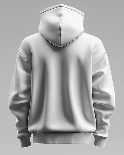 3d Back View Hoodie Mockup In Industrial Setting
