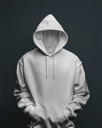 Minimalist Hoodie Mockup With Front Design Against Dark Neutral Backdrop