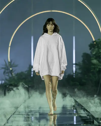 Blank Plain Hoodie Mockup For Custom Apparel Designs And Online Store Promotion