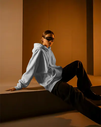 Trendy Oversized Hoodie Mockup For Modern Streetwear And Relaxed Athleisure Style