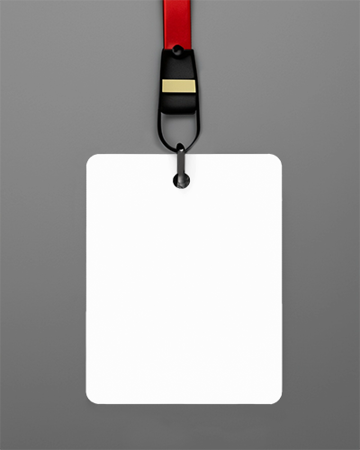 Id Card Mockup Duo Minimal Design With Black Straps 08