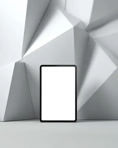 modern-ipad-pro-mockup-against-geometric-white-wall-with-clean-minimalist-style-and-sharp-lighting