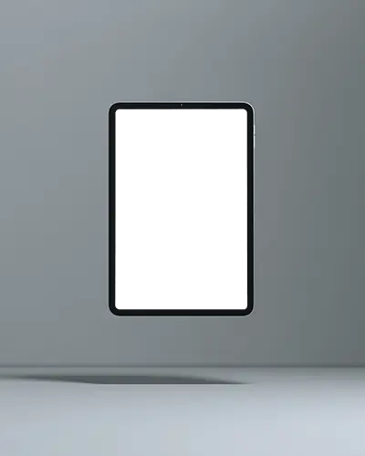 Sleek Ipad Air Mockup Modern Floating Tablet Design In Studio Lighting With Clean Minimal Background