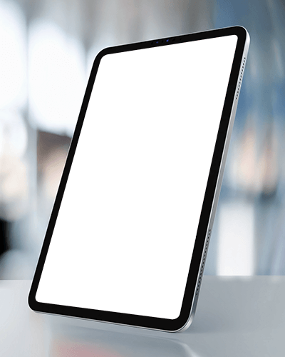 Premium Ipad Mockup Elegant Digital Device In Vertical Position With Soft Bokeh Lighting