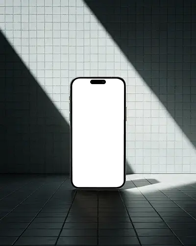 cinematic-iphone-14-pro-mockup-minimalist-tile-wall-and-light-beam