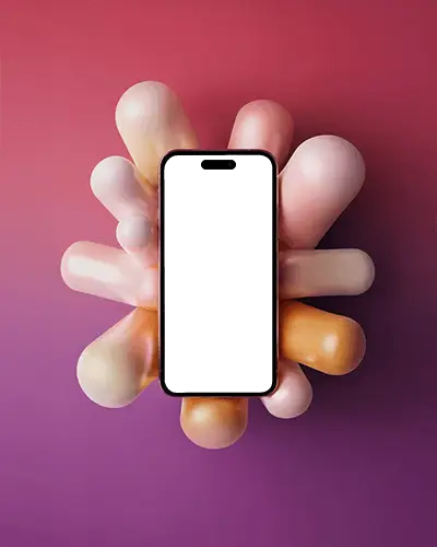 premium-iphone-16-mockup-phone-styled-against-abstract-pastel-3d-shapes-with-gradient-backdrop