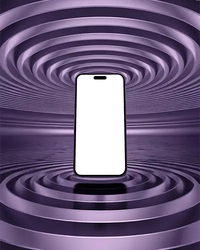 futuristic-iphone-14-pro-mockup-smartphone-in-abstract-purple-rings-with-modern-lighting-design