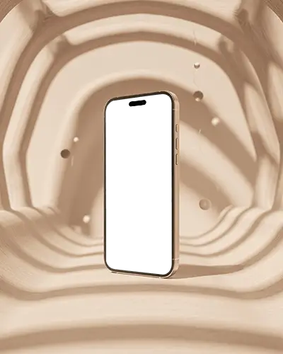 futuristic-iphone-16-plus-mockup-smartphone-floating-in-abstract-archway-with-soft-beige-lighting