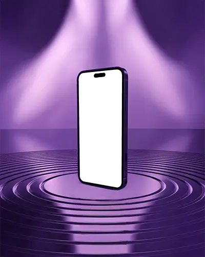futuristic-iphone-16-mockup-smartphone-floating-above-purple-ripple-surface-with-dramatic-light