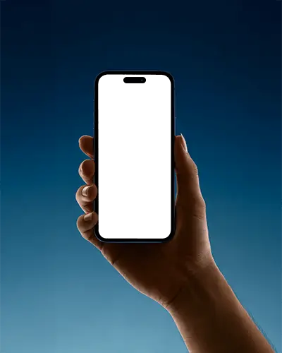 modern-iphone-14-pro-mockup-hand-holding-smartphone-against-deep-blue-gradient-background-light