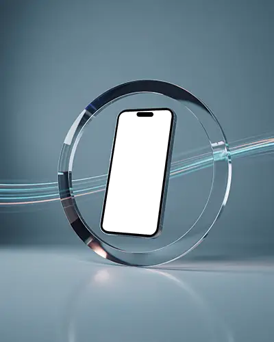 futuristic-iphone-16-pro-mockup-smartphone-floating-inside-glass-ring-with-blue-neon-light-streaks