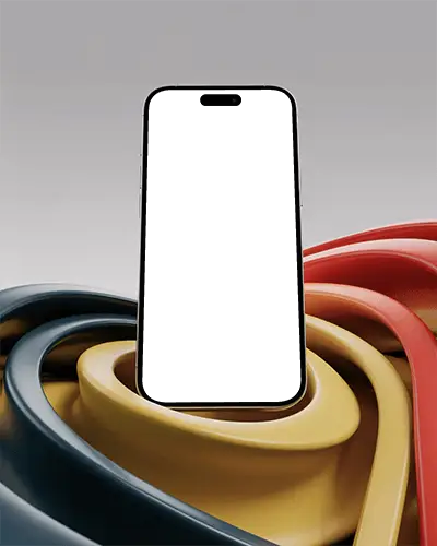 Angled Iphone 14 Pro Mockup With Premium Frame For Ios Ui And Saas Presentation