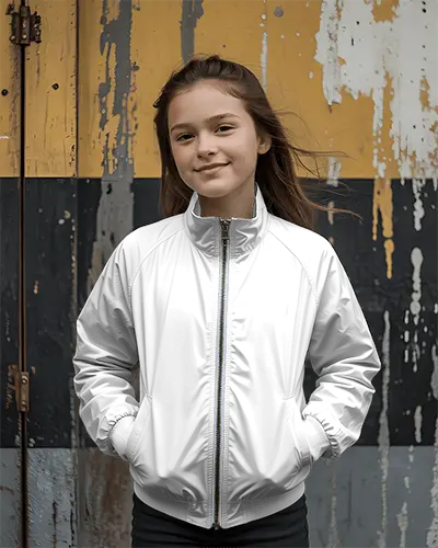Modern Kids Jacket Mockup Template Perfect For Apparel Marketing And Street Style Campaigns
