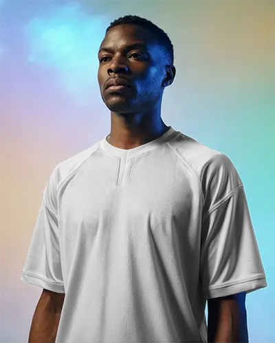 Modern Athletic Jersey Mockup With Texture For Sportswear Branding And Custom Design Showcase