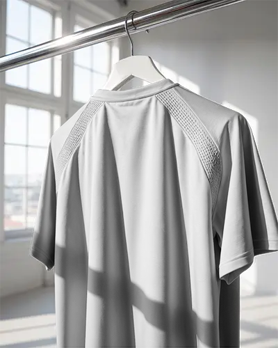 Breathable Athletic Jersey Mockup For Sportswear Brands Customizable Design Template