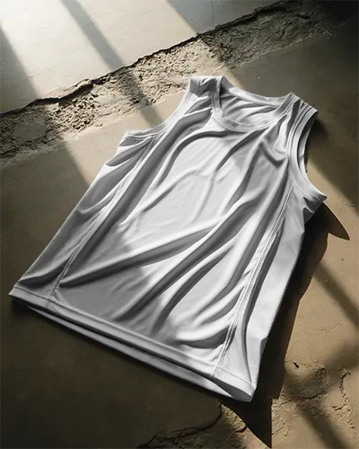 Modern Athletic Jersey Mockup For Sportsteam Uniform Merchandise Presentation