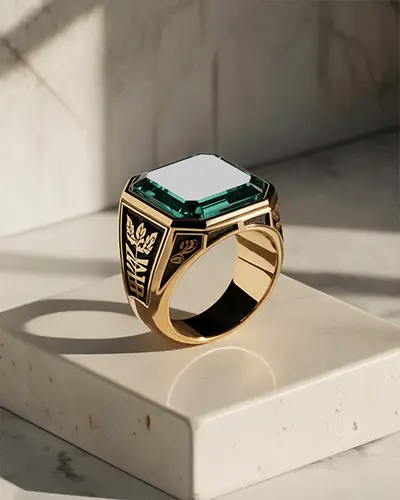 bold-gold-signet-ring-mockup-on-smooth-marble-block-with-hard-shadows-and-dramatic-natural-light