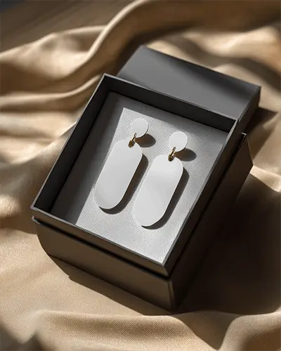 Minimalist Dangle Earrings Presented In Luxury Gift Box For Fashion Accessory Showcase0164