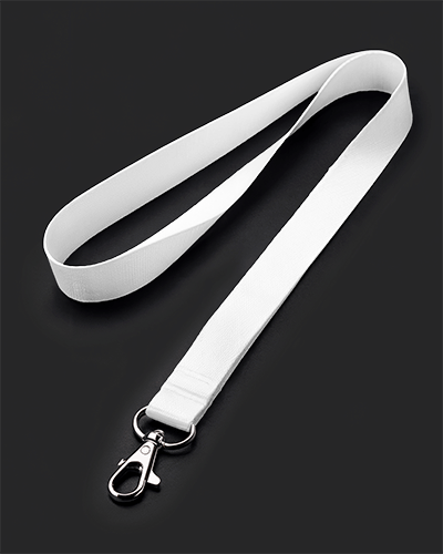 Lanyard Mockup With Metal Clip On Dark Background Modern And Professional Presentation 019