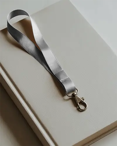 High Quality Lanyard Mockup With Reliable Clip For Conference Id Holders And Access Cards