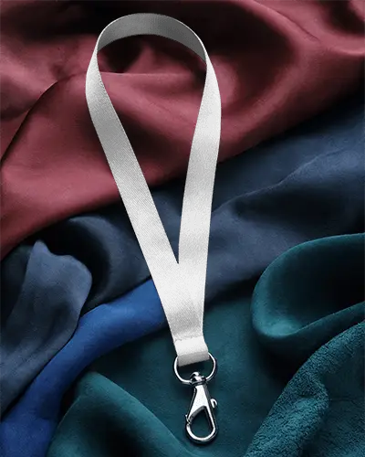 Customizable Lanyard Mockup With Durable Hook Perfect For Promotional And Conference Use