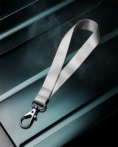 Premium Metal Clip Lanyard Mockup For Custom Branding And Promotional Giveaways Display