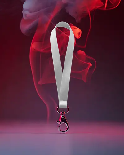 Premium Quality Lanyard Mockup With Metal Clip Durable Suitable For Id Badges Keys And Access Cards