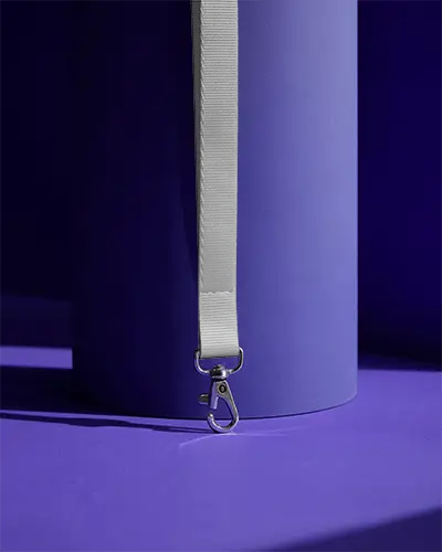 Durable Lanyard Mockup With Metal Clip For Secure Id Badge Holding And Easy Access Use