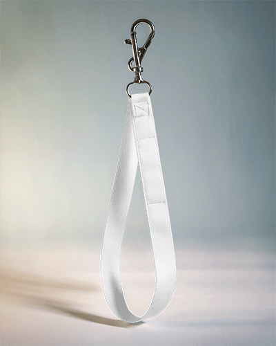Lanyard Mockup With Metal Clip On Subtle Gradient Background Sleek And Modern Presentation 030
